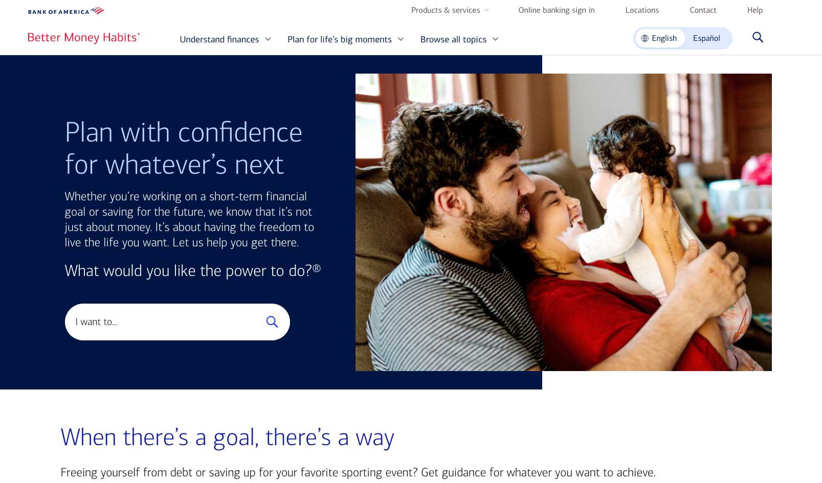 Bank of America Personal Finance Blog website preview