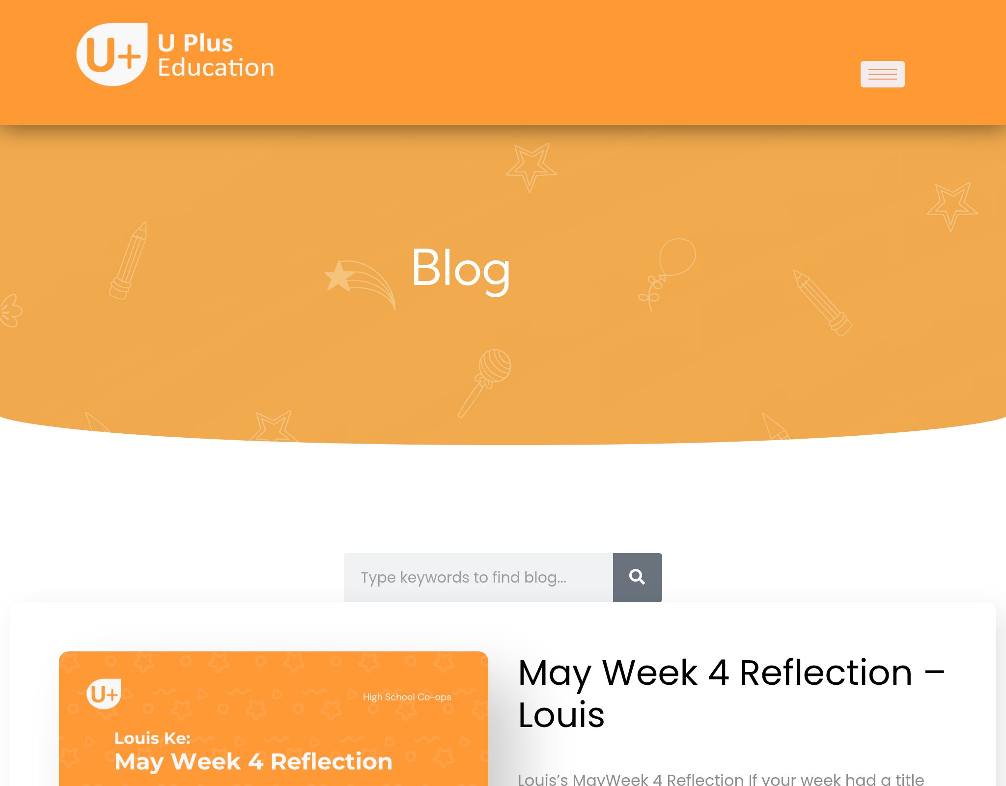 U Plus Education Blog