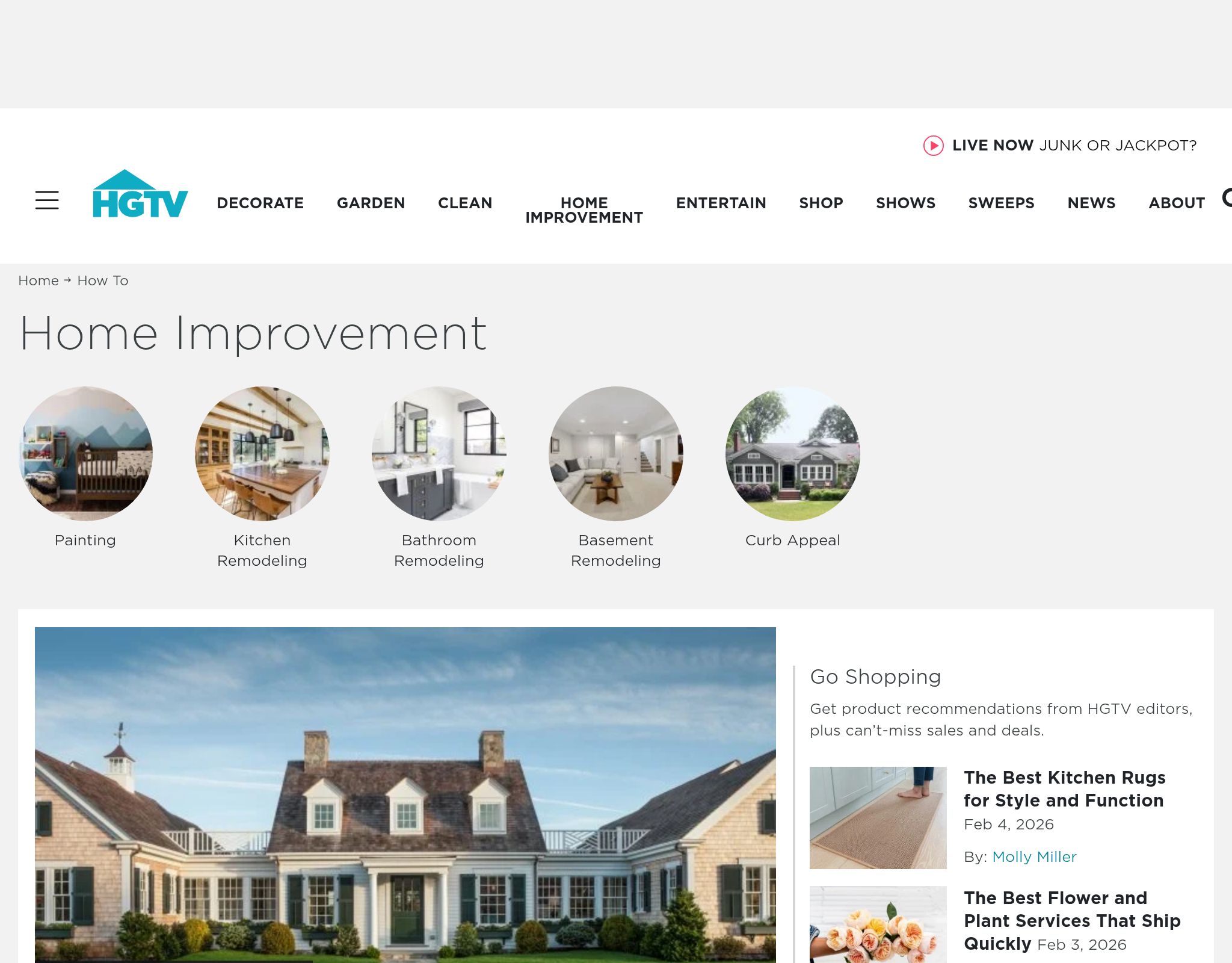 Hgtv Home Improvement Projects and DIY Ideas