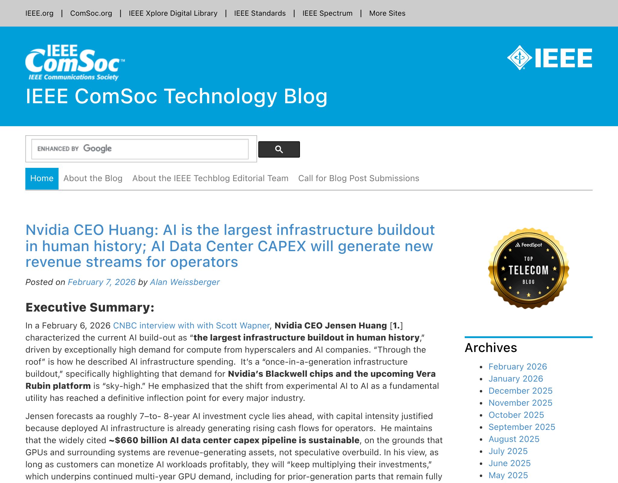 IEEE ComSoc Technology Blog