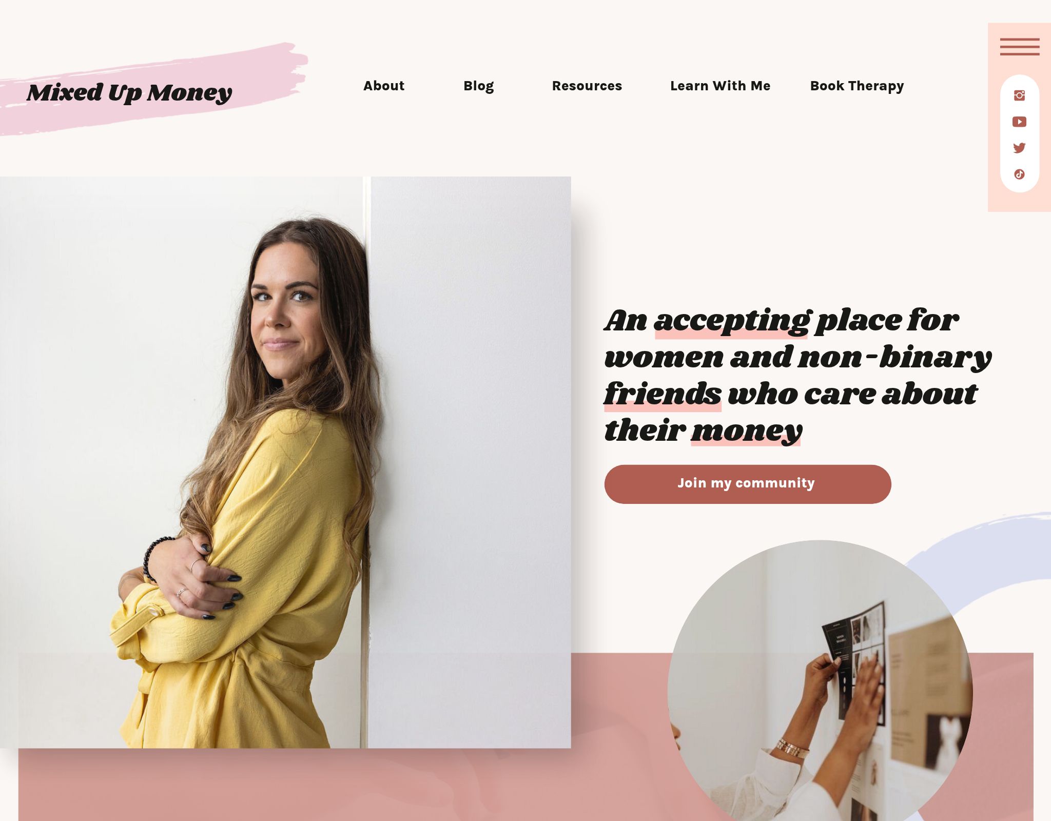 Mixed Up Money website preview