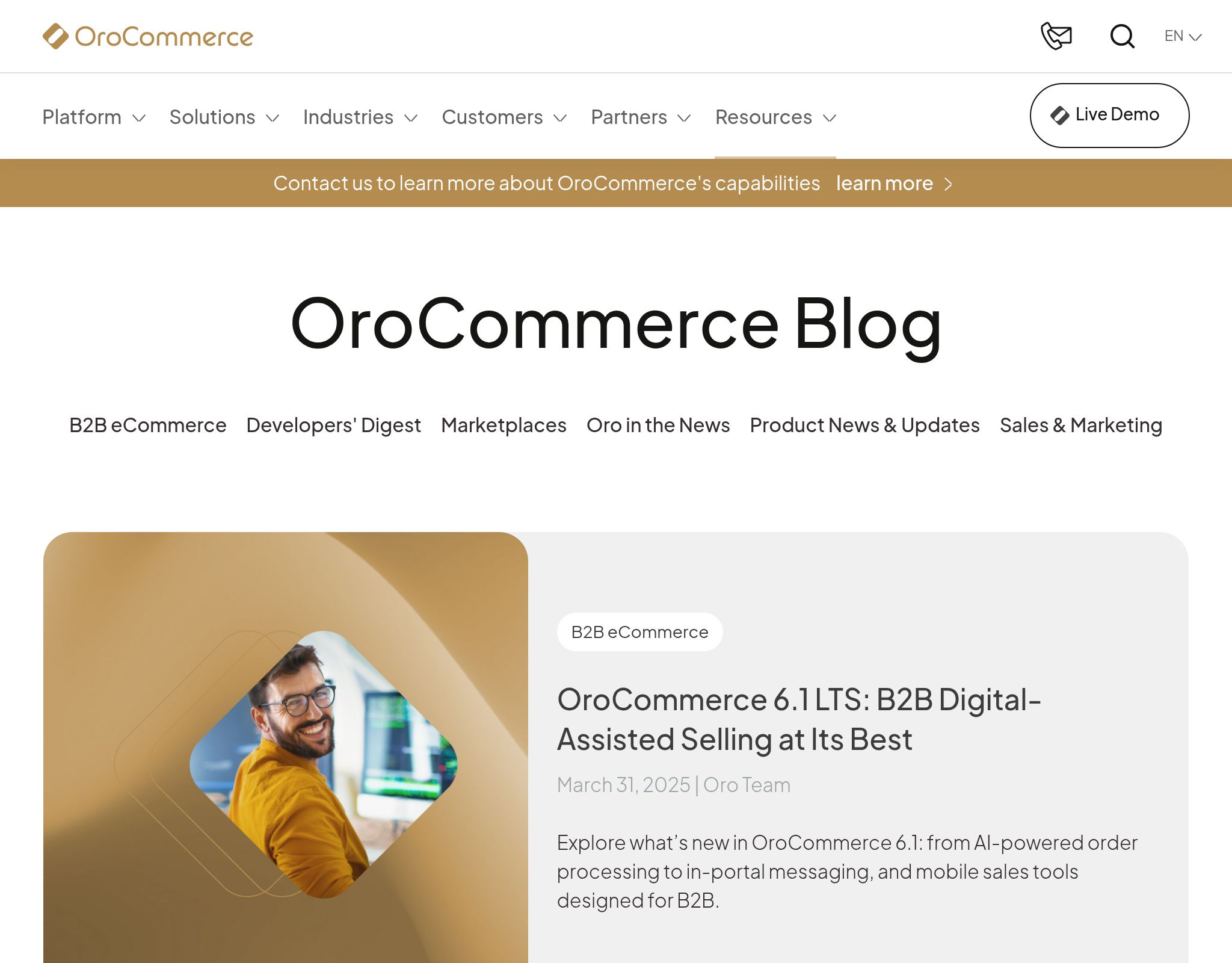 OroCommerce Blog